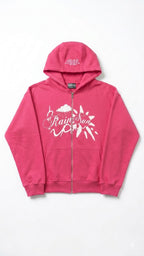 ZIP HOODIE ROSA