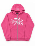 ZIP HOODIE ROSA