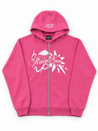 ZIP HOODIE ROSA