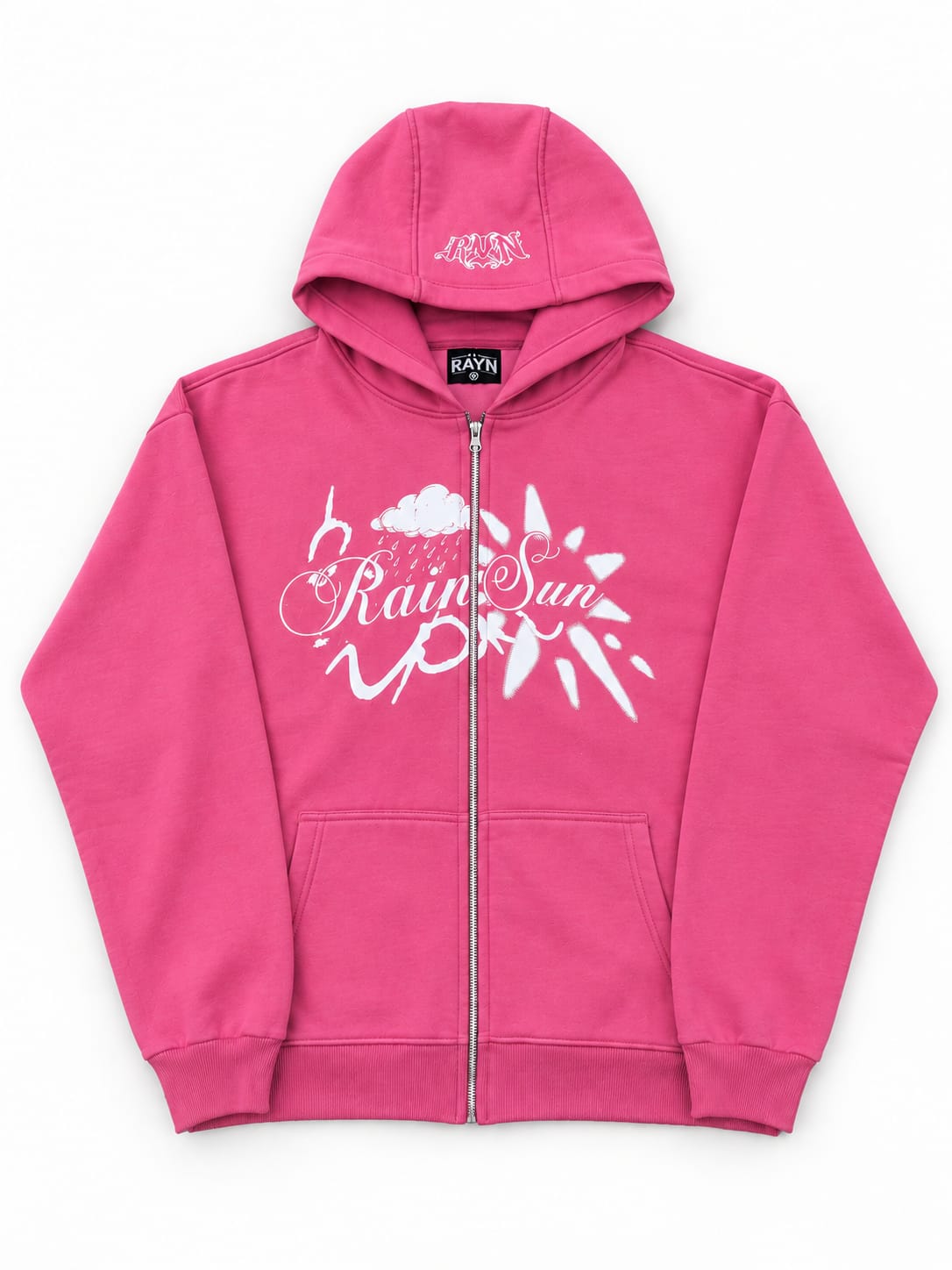 ZIP HOODIE ROSA