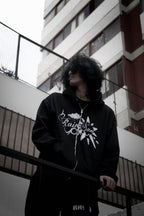 ZIP HOODIE NEGRA
