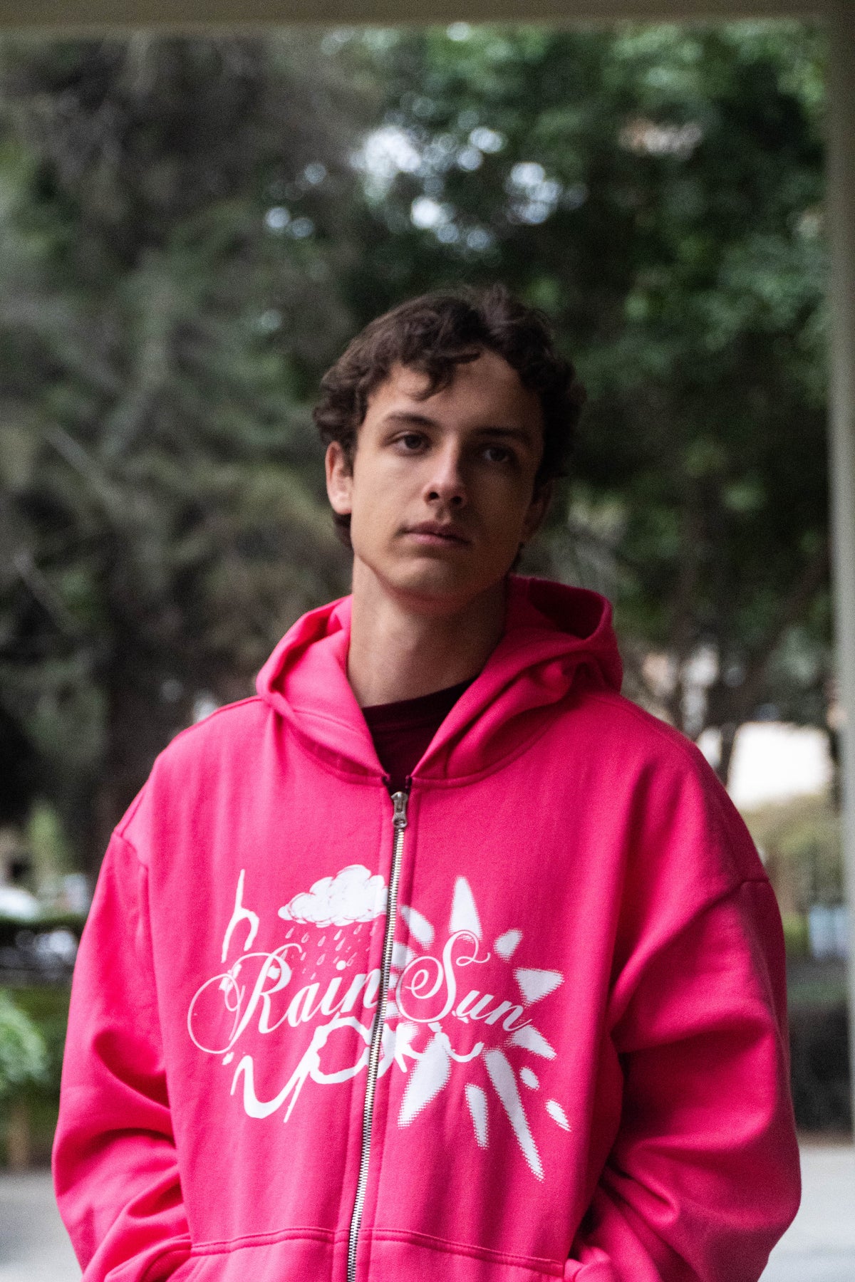 ZIP HOODIE ROSA